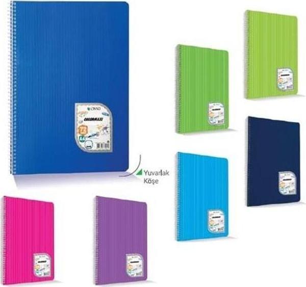 Çınar Uninote 72 Yaprak Kareli A5 Defter Spiralli - 2 adet - Image 1