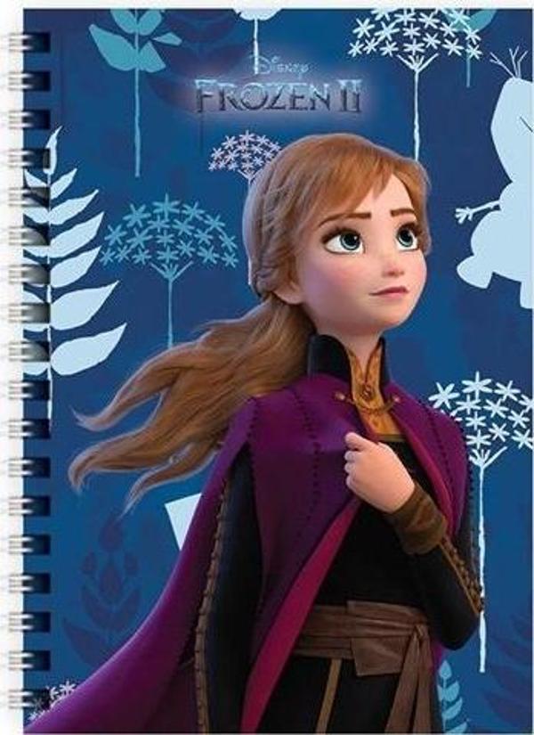 Frozen 80 Yaprak Çizgili A6 Not Defteri Spiralli Orijinal - 3 adet - Image 1