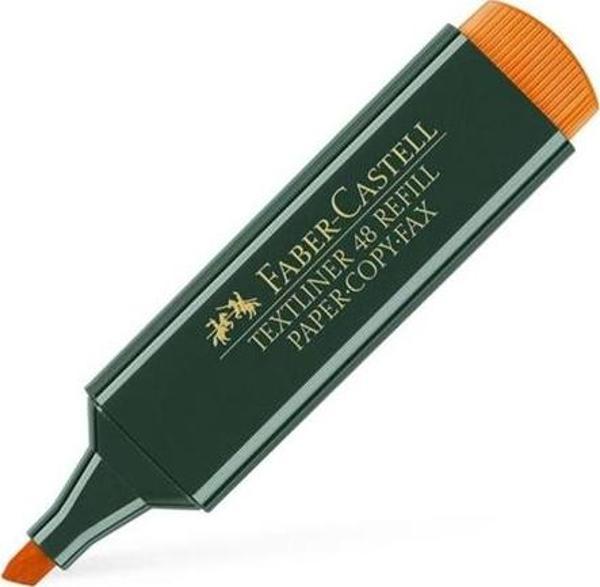 Faber Castell Fosforlu Kalem Turuncu - 3 adet - Image 1