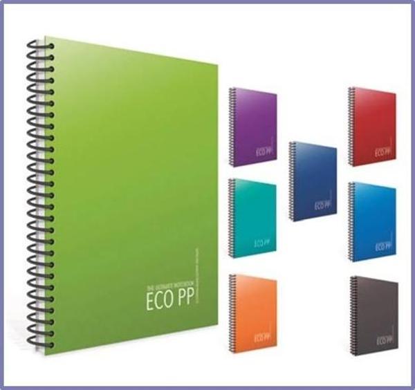 Gıpta Eko 60 Yaprak Defter Kareli A4 Spiralli Pp Kapak - 3 adet - Image 1