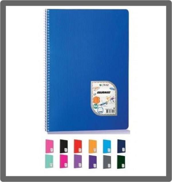 Colormaxi 96 Yaprak Kareli A4 Defter Pp Spiralli - 3 adet - Image 1