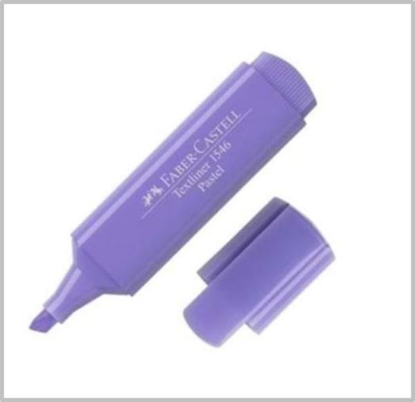 Faber Castell Fosforlu Kalem Lila - 3 adet - Image 1