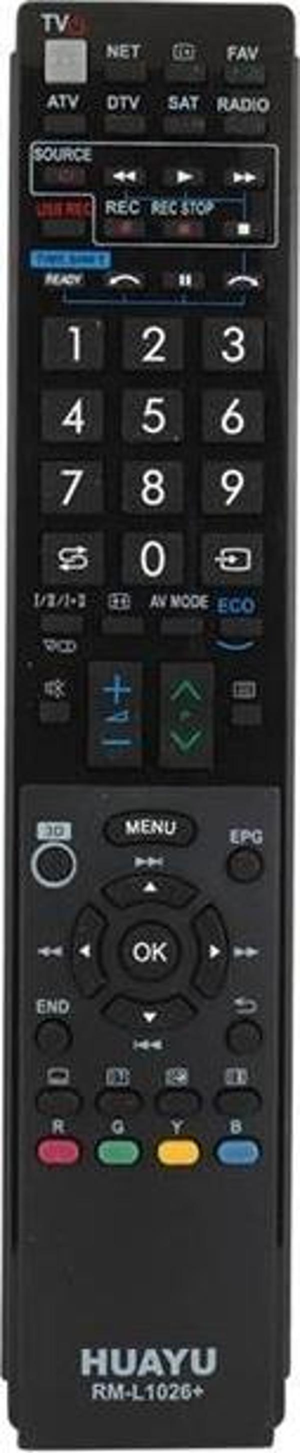Sharp RM-L1026 Universal Lcd-Led Tv Kumandası - Image 1