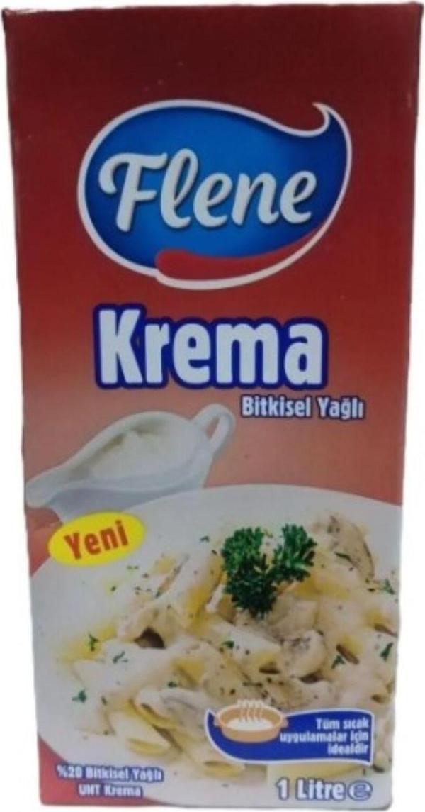%20 Yağlı Bitkisel Şekersiz Sıvı Krema 1 Lt x 3 Adet - Image 1