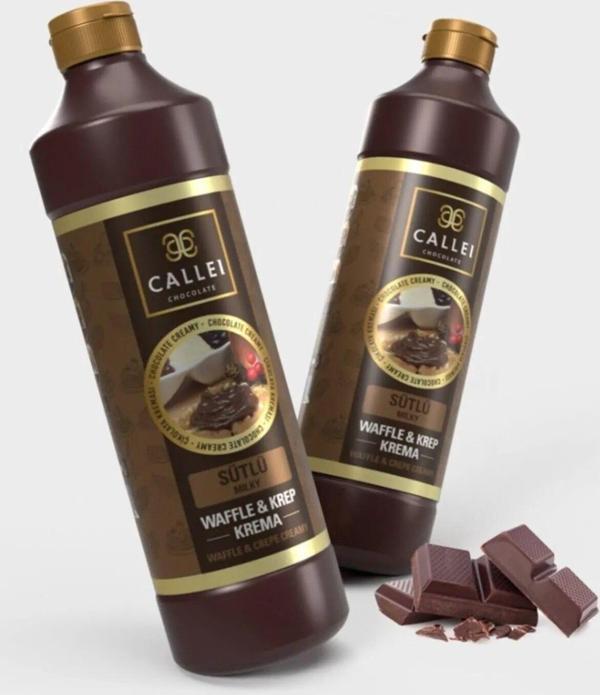 Waffle & Krep & Pankek Sos Sütlü Çikolatalı 1000gr X 2 Adet - Image 1