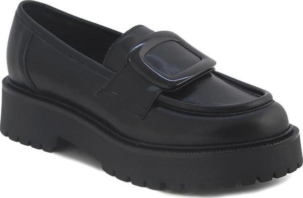 Kadın Oxford ( Klasik) 1M5471 Comart 5471 Vitello RY Nero - Image 1