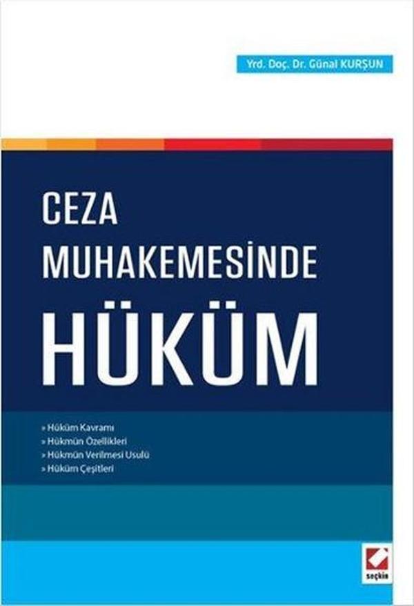 Ceza Muhakemesinde Hüküm - Seçkin Yayıncılık - Image 1