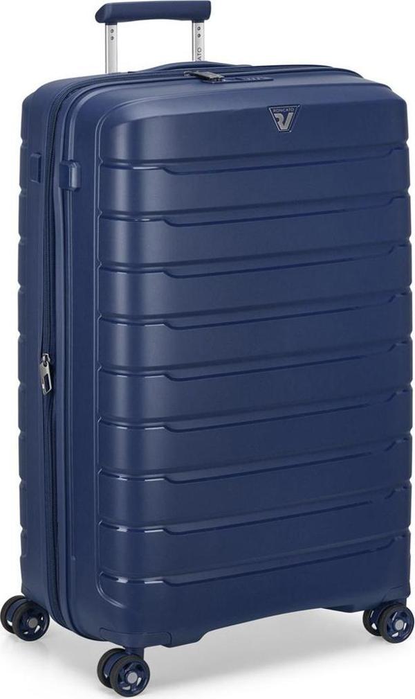Roncato Unisex Valiz 41818223-23 Trolley Medıo 4R 68 Cm Exp. B-Flying Blu Notte - Image 1