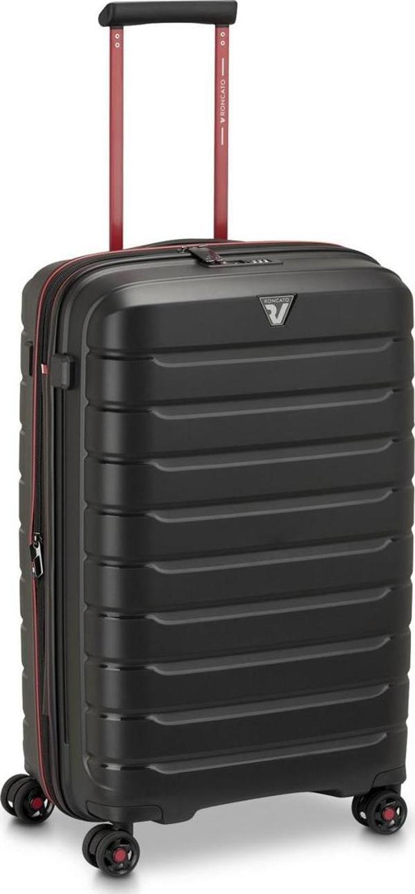 Roncato Unisex Valiz 41818281-81 Trolley Medıo 4R 68 Cm Exp. B-Flying Move Nero Fumo - Image 1