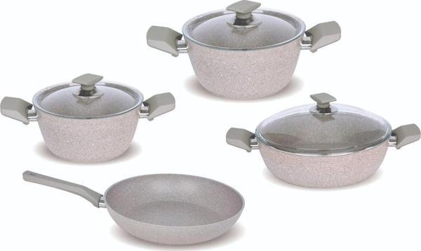 FMS SAFİR GRANİT 7 PARÇA TENCERE SET BEJ - Image 1