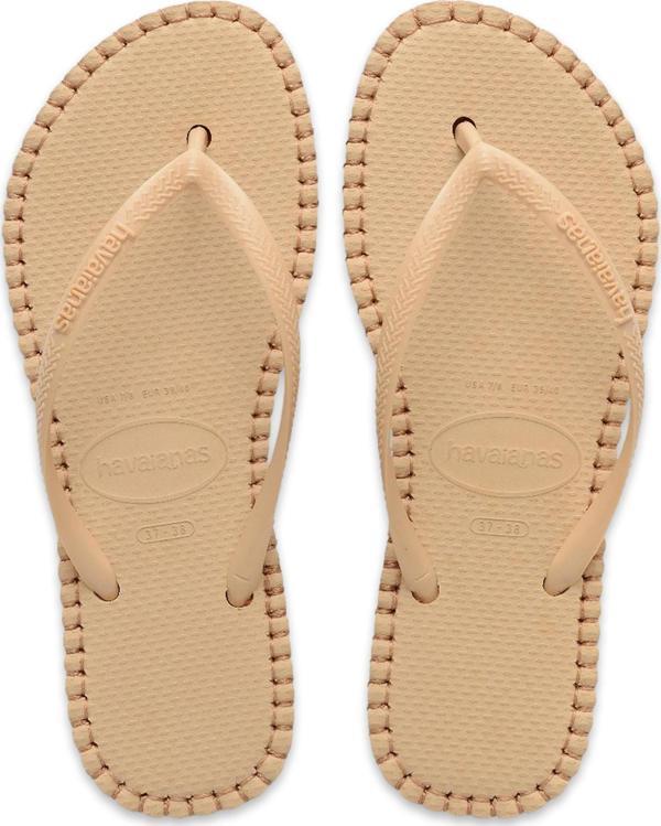 Havaianas 4149928 Slim Flatform Loop Parmak Arası Bej Kadın Terlik - Image 1