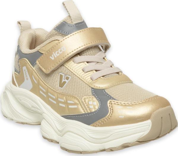 Vicco 346.F25Y.225 Tag Günlük Altın Çocuk Spor Ayakkabı - Image 1