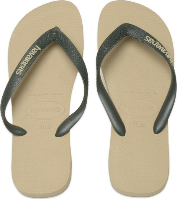 Havaianas 4147522 Top Logo Pop Up Parmak Arası Bej Unisex Terlik - Image 1