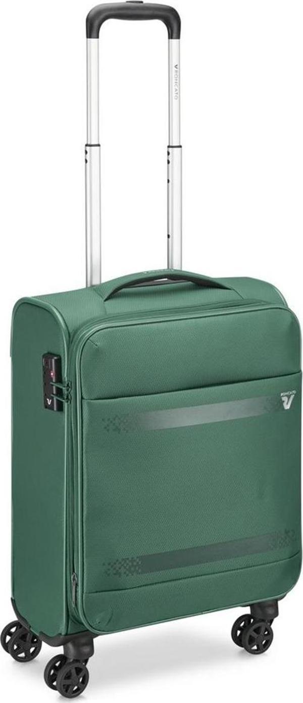 Unisex Valiz 41464357 Roncato Trolley Cabına 4R 55/20-23 Cm Exp. Jazz 4.0 Verde Mılıtare - Image 1