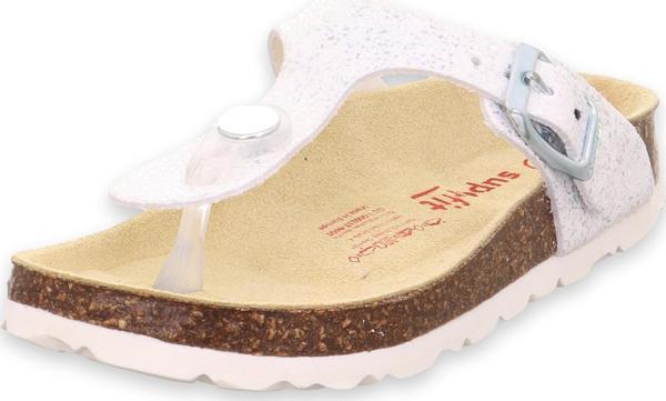 Superfit 000117 Fussbettpantoffel Günlük Parmak Arası Gümüş Kadın Terlik - Image 1