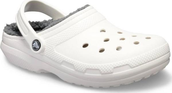 Crocs 203591M Classic Lined Clog Beyaz Unisex Terlik - Image 1