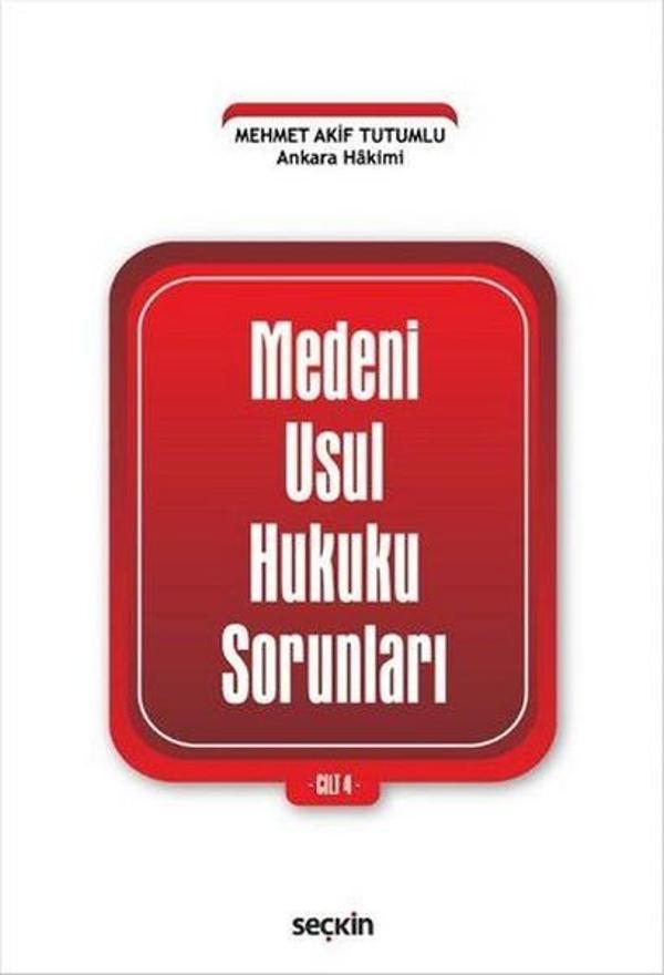 Medeni Usul Hukuku Sorunları Cilt 4 - Seçkin Yayıncılık - Image 1