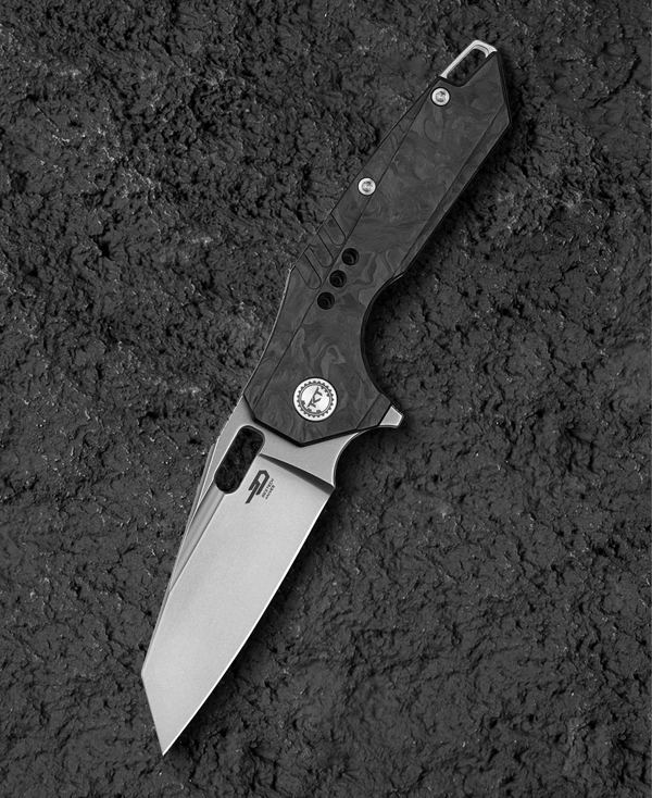 BESTECH NYXIE 3 BT2308C Mermer Karbon Fiber Titanyum Sap S35VN Çakı - Image 1