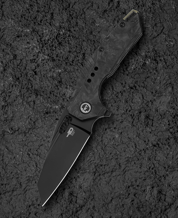 BESTECH NYXIE 3 BT2308D Mermer Karbon Fiber Titanyum Sap S35VN Çakı - Image 1