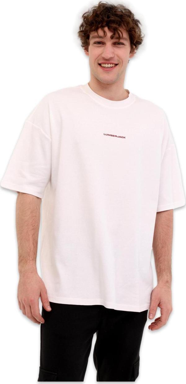 Lumberjack 5M Ml Franco 11Ff18 5Fx Krem Erkek T-Shirt - Image 1
