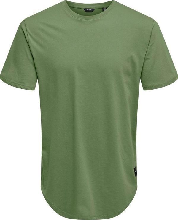 Only & Sons Longy Tee Noos Oil Green T-Shirt  - 22002973 - Image 1