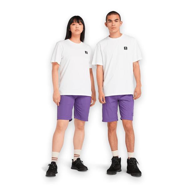 Timberland Tb0A5Rce Sleeve Woven Badge Tee Beyaz Unisex T-Shirt - Image 1