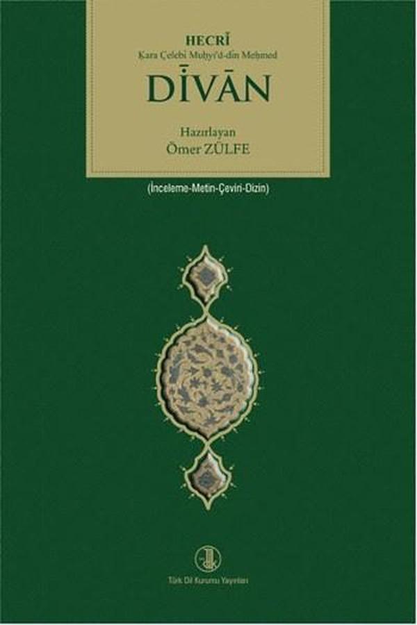 Divan Hecri Kara Çelebi Muhyi'd-din Mehmed - Türk Dil Kurumu Yayınları - Image 1