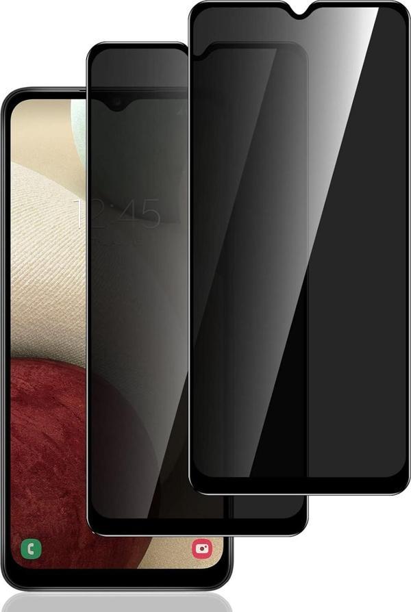 Samsung Galaxy M31s Uyumlu Gizlilik Filtreli Hayalet Ekran Koruyucu Cam(2 Adet) - Image 1