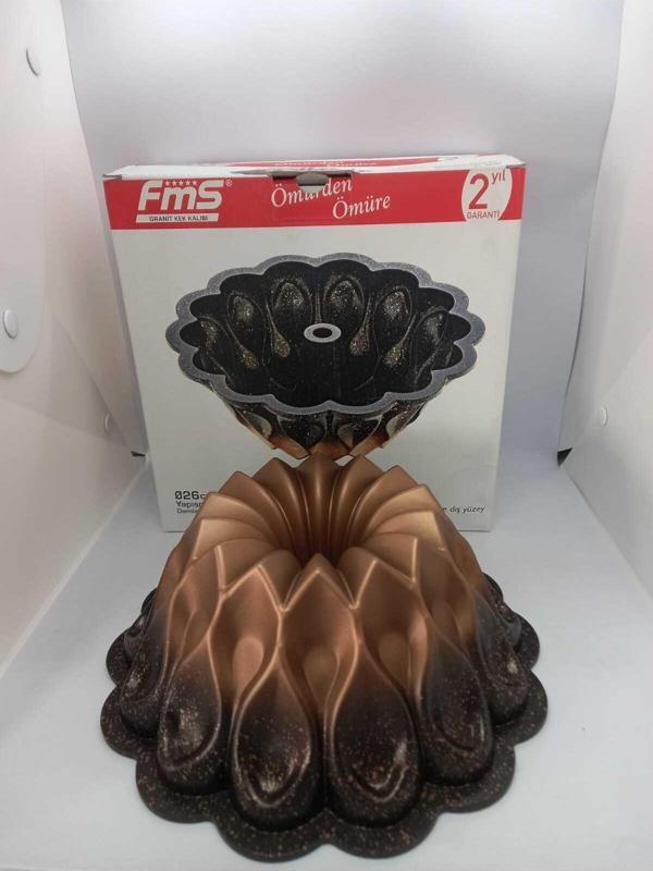 FMS Döküm Damla Gülü Kek Kalıbı 26 Cm - Image 1