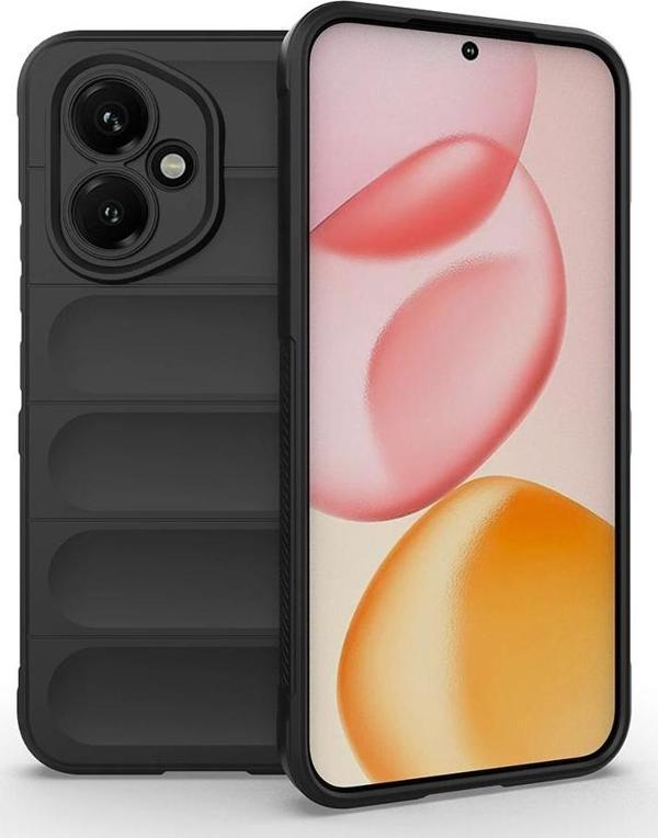 Honor 400 Kılıf Esnek TPU Oyuklu Arka Yüzey Tasarımlı Zore Etnik Silikon Kapak - Image 1