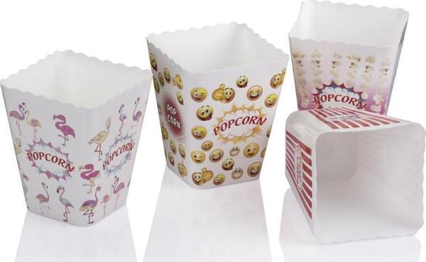 Büro Ev Ofis Mutfağı için Kare Popcorn Patlamış Mısır Kovası - Image 1