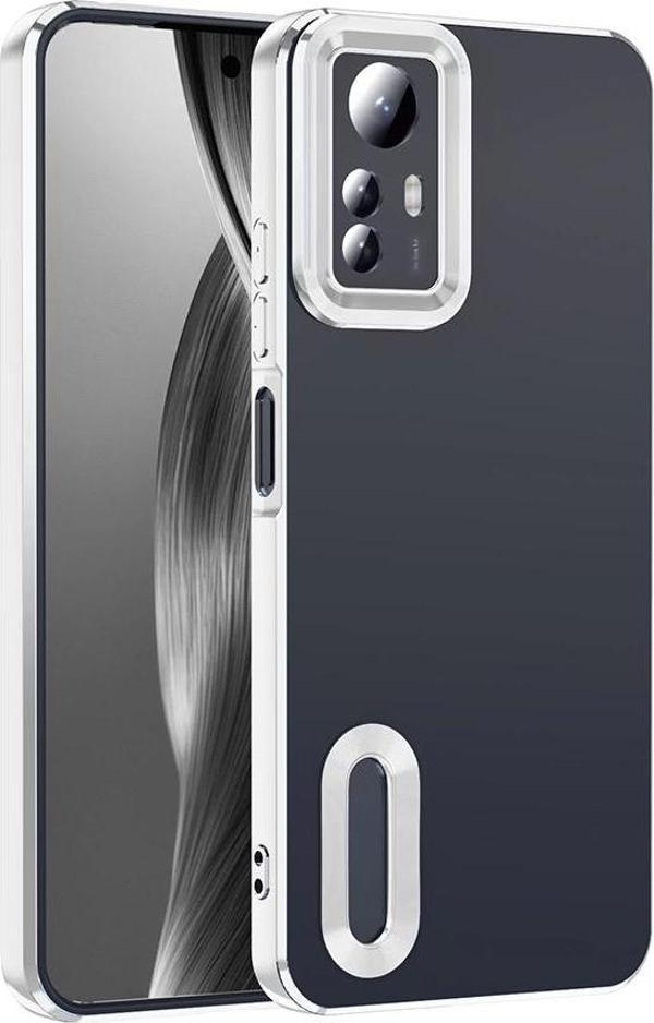 Xiaomi Redmi Note 12S Kılıf Kamera Korumalı Logo Gösteren Zore Omega Kapak - Image 1