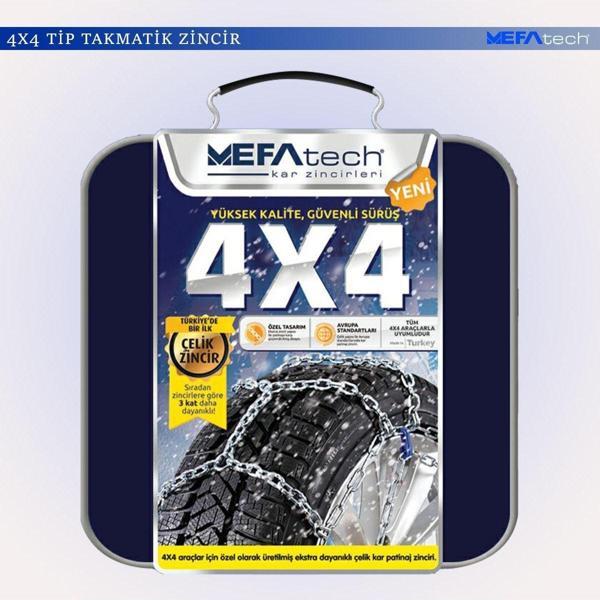 Mefatech Oto Lastik Kar Zinciri 275/45/R21 4x4 Tipi Takmatik Kolay Montaj Binek Suv Minibüs - Image 1