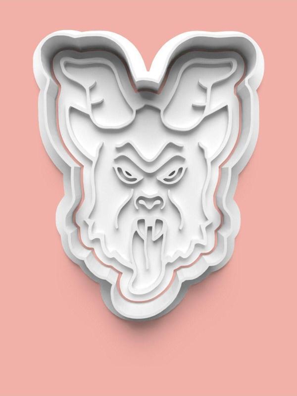 Aktastore Krampus Figürü Kurabiye Kalıbı Ve Şeker Hamuru Kalıbı - Image 1