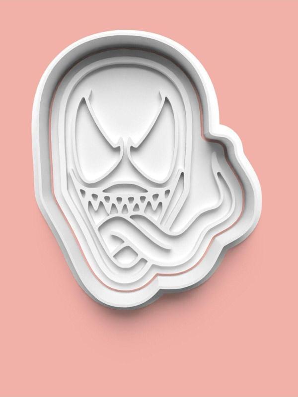Aktastore Venom Figürü Kurabiye Kalıbı Ve Şeker Hamuru Kalıbı - Image 1
