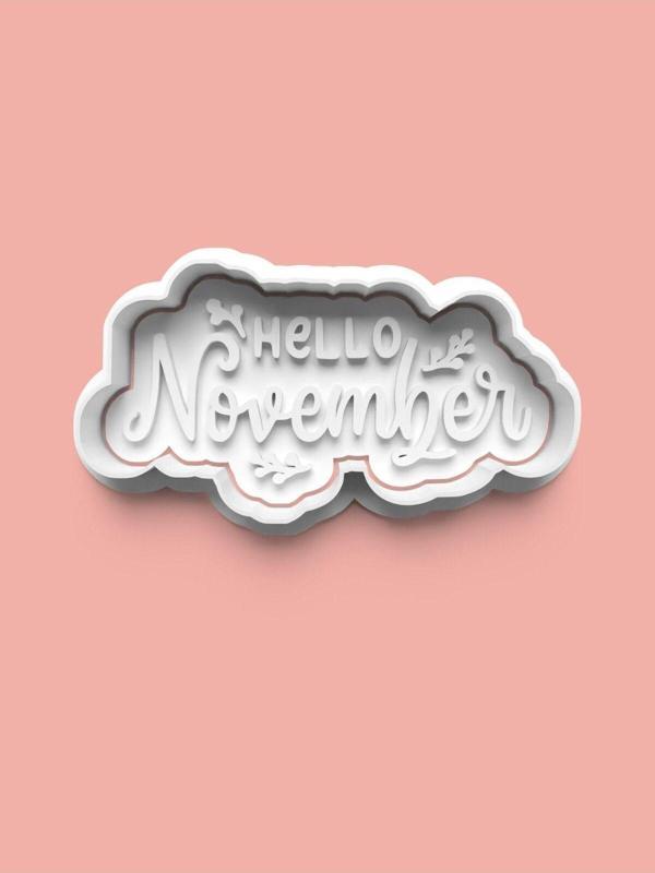Aktastore November Kurabiye Kalıbı Ve Şeker Hamuru Kalıbı 0538-11 - Image 1