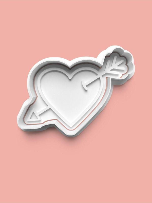 Aktastore Aşk Simgesi Kalp Figürü Kurabiye Kalıbı Ve Şeker Hamuru Kalıbı - Image 1