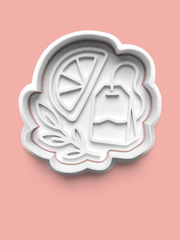 Aktastore Poşet Çay Figürü Kurabiye Kalıbı Ve Şeker Hamuru Kalıbı - Image 1