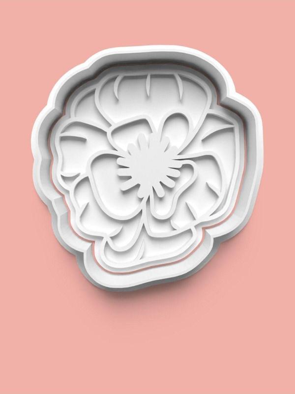 Aktastore Çiçek Figürü Kurabiye Kalıbı Ve Şeker Hamuru Kalıbı - Image 1