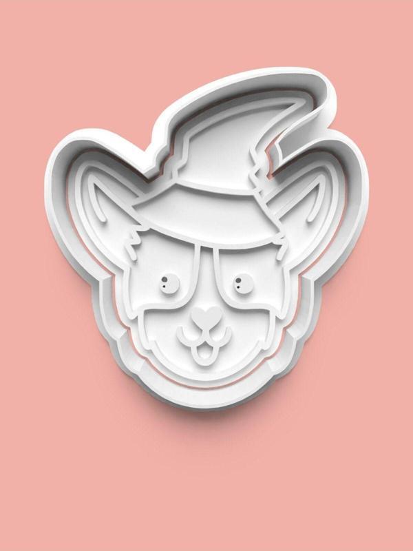 Aktastore Corgi Figürü Kurabiye Kalıbı Ve Şeker Hamuru Kalıbı - Image 1