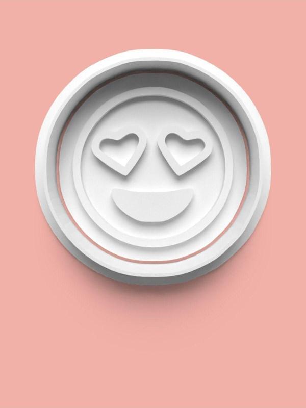 Aktastore Emoji Surat İfadesi Kurabiye Kalıbı Ve Şeker Hamuru Kalıbı - Image 1