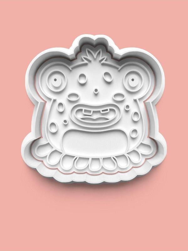 Aktastore Canavar Figürü Kurabiye Kalıbı Ve Şeker Hamuru Kalıbı - Image 1