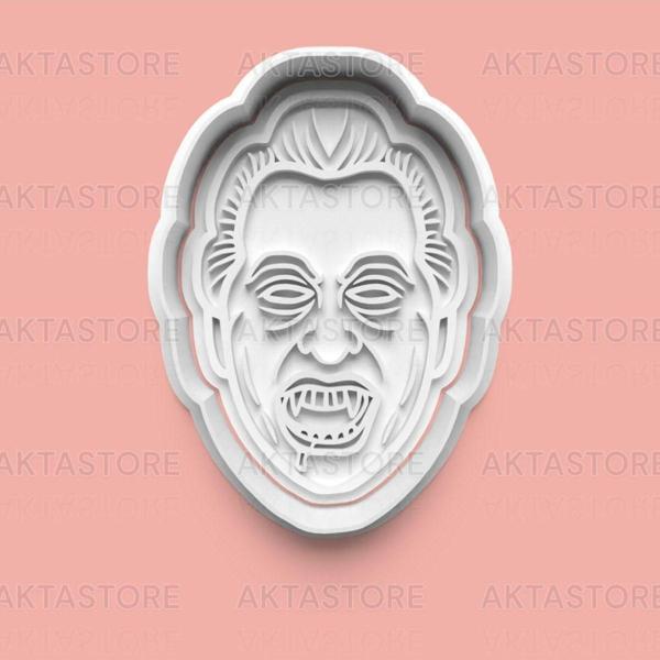 Aktastore Korkunç Yüz Figürlü Kurabiye Kalıbı Ve Şeker Hamuru Kalıbı - Image 1