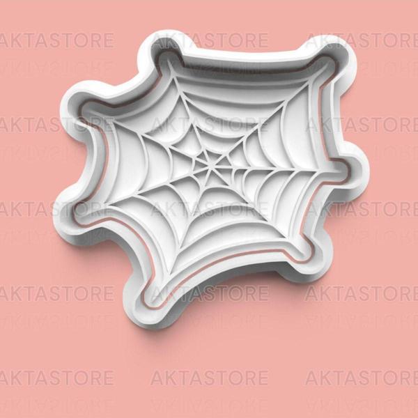 Aktastore Örümcek Ağı Kurabiye Kalıbı Ve Şeker Hamuru Kalıbı - Image 1