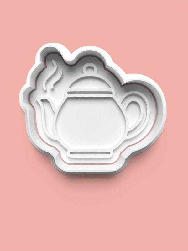 Aktastore Çay Demliği Kurabiye Kalıbı Ve Şeker Hamuru Kalıbı - Image 1
