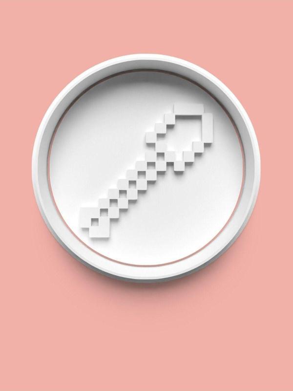Aktastore Minecraft Kılıcı Kurabiye Kalıbı Ve Şeker Hamuru Kalıbı - Image 1