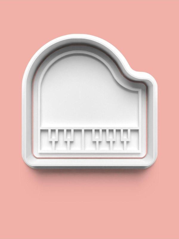 Aktastore Piano Figürü Kurabiye Kalıbı Ve Şeker Hamuru Kalıbı - Image 1