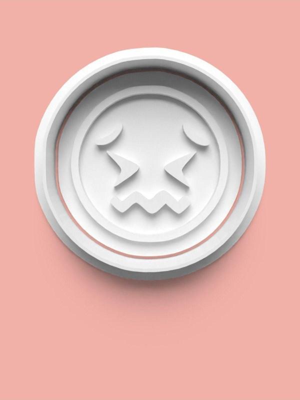 Aktastore Emoji Surat İfadesi Kurabiye Kalıbı Ve Şeker Hamuru Kalıbı - Image 1