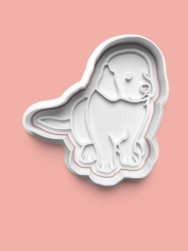 Aktastore Labrador Retriever Köpek Figürü Kurabiye Kalıbı Ve Şeker Hamuru Kalıbı - Image 1