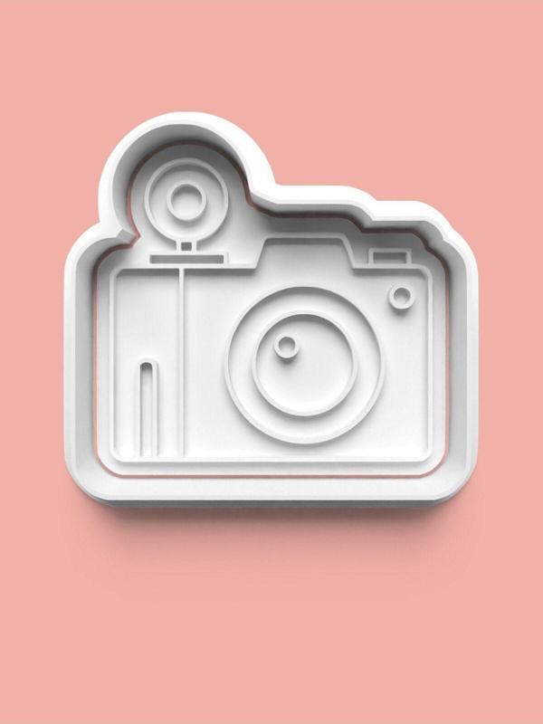 Aktastore Fotoğraf Makinası Kurabiye Kalıbı Ve Şeker Hamuru Kalıbı - Image 1